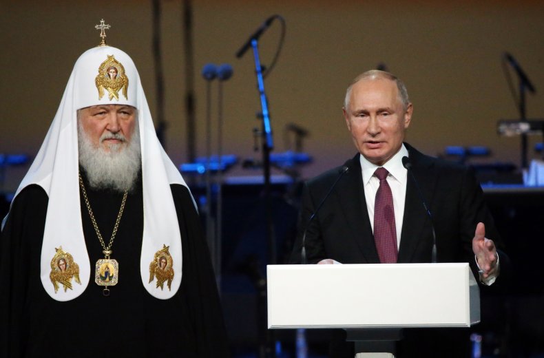 Vladimir Putin and Patriarch Kirill