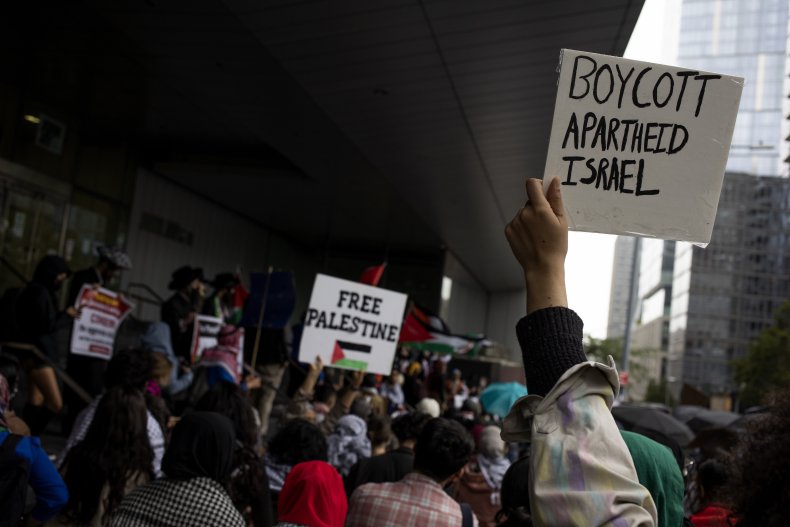 Israel BDS protest
