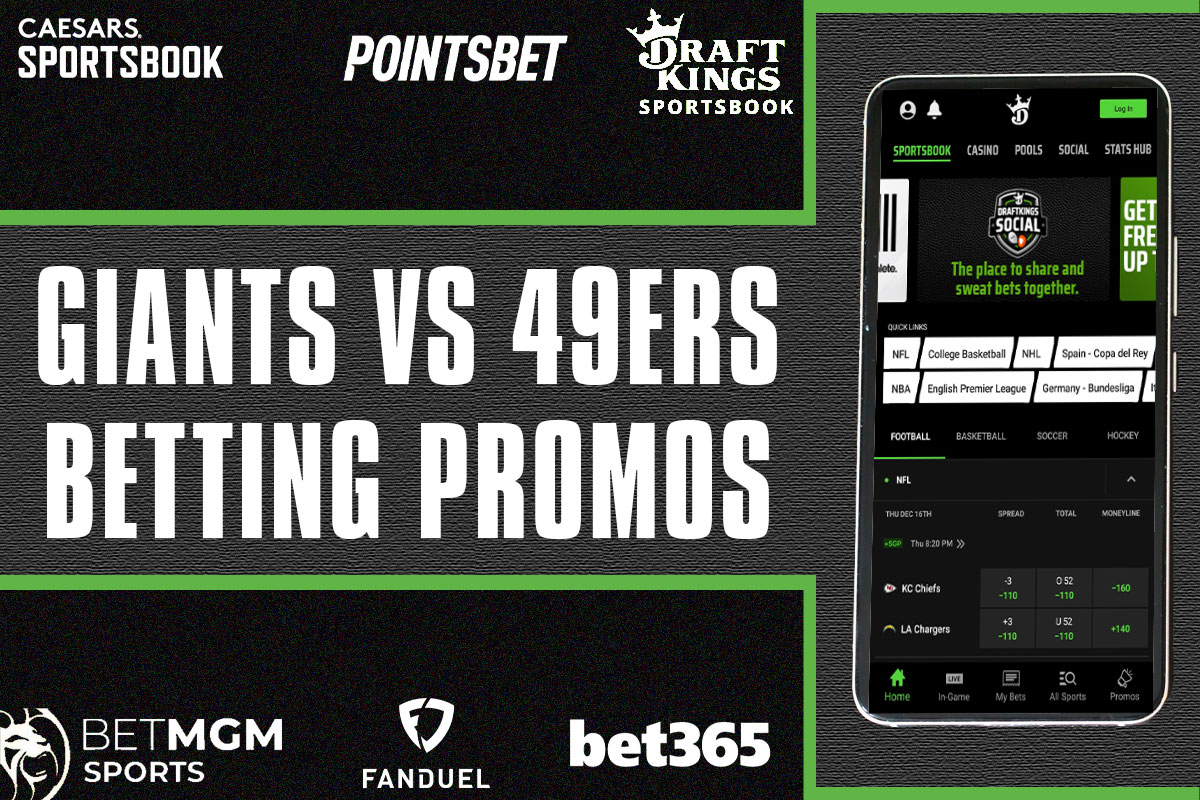 Giants-49ers Betting Promos for TNF: Snag $3K+ Bonuses Tonight