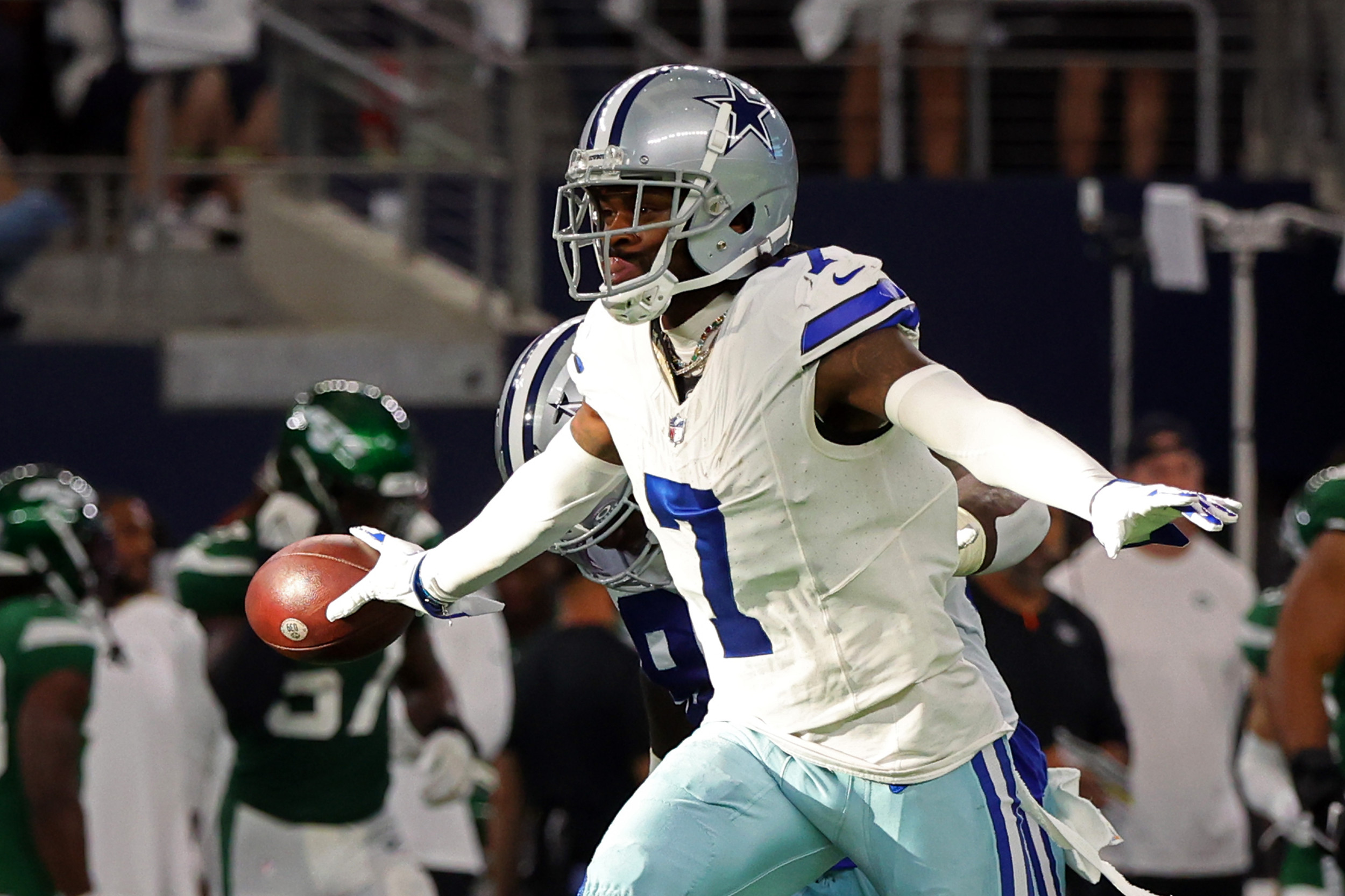 Dallas Cowboys cornerback Nahshon Wright (25) is seen after an NFL