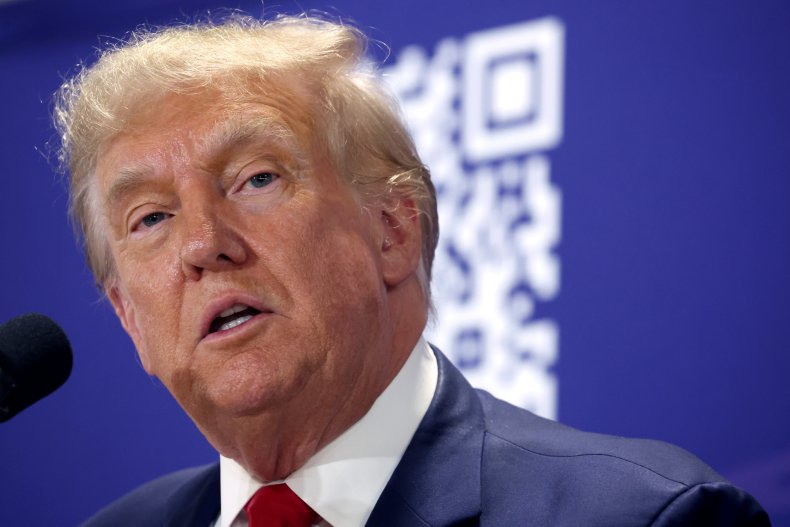 Former president Donald Trump