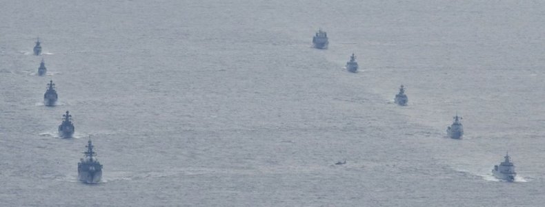 China, Russia, joint, navy, patrol, near, Japan
