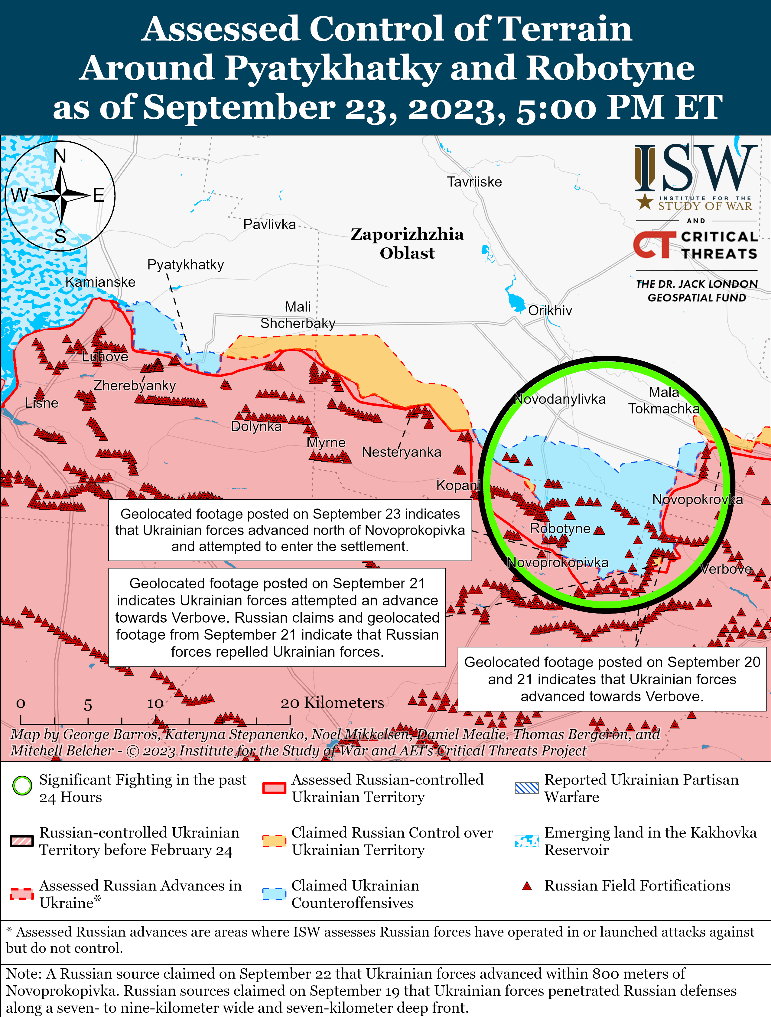 Ukraine Map Reveals Counteroffensive Progress Amid Verbove Breakthrough