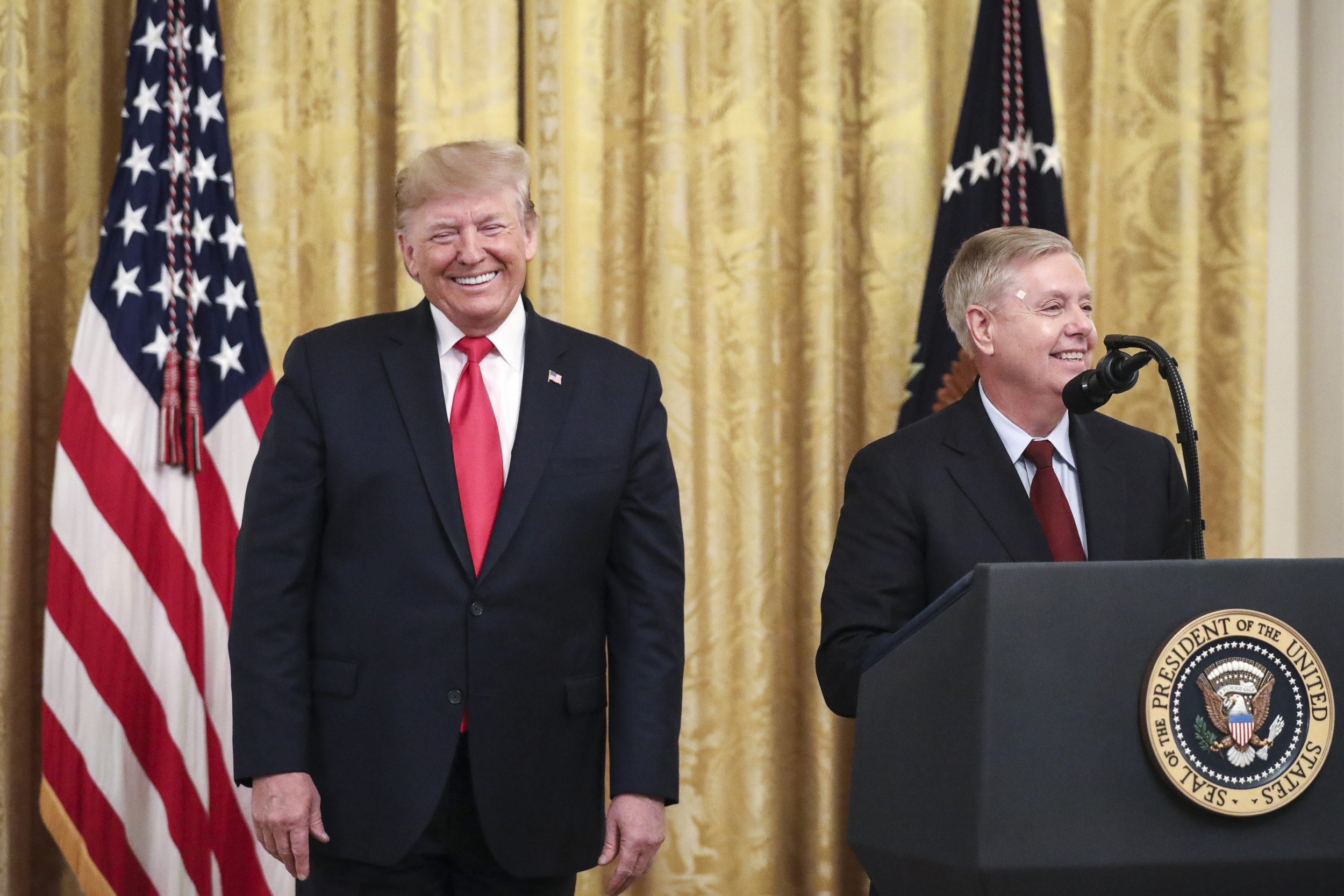 Trump Defends Lindsey Graham Amid Crowd Boos - Newsweek