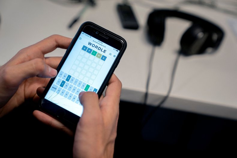 Word game on the phone