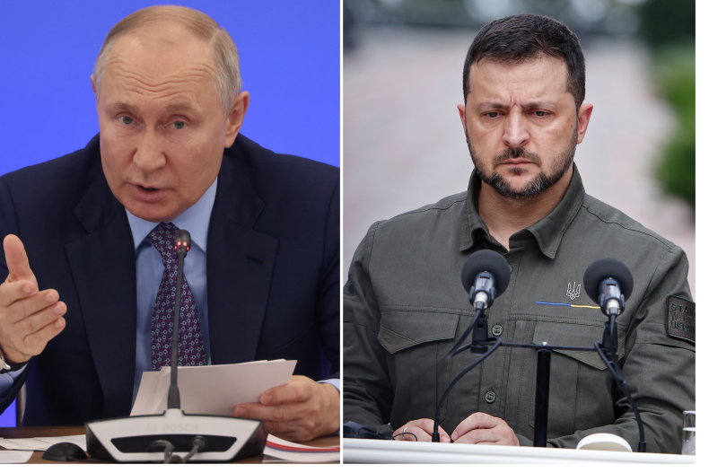 The split between Putin and Zelensky 