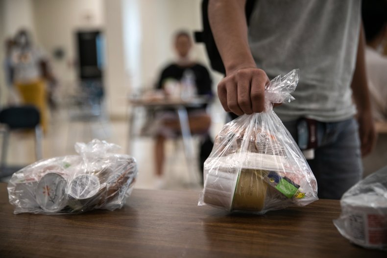 Student gets free lunch