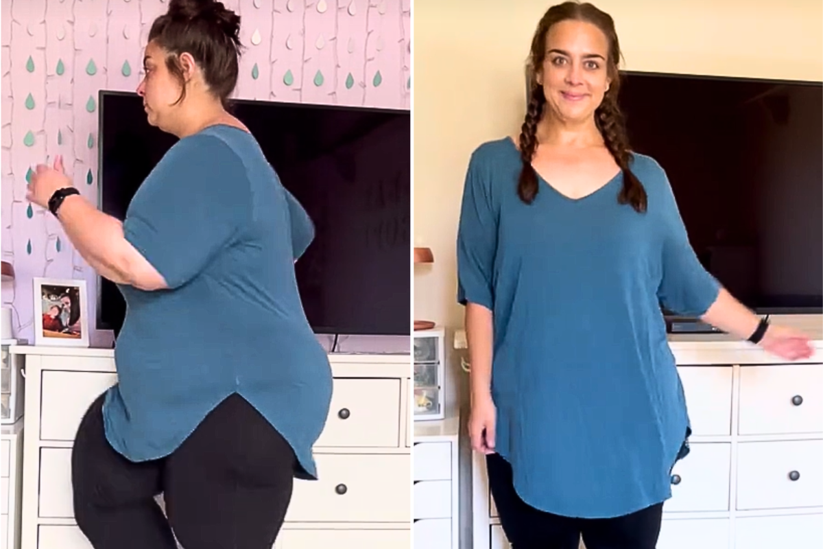 Woman Sheds 180lb Naturally in Under Two Years Doing 'Invisible' Exercise