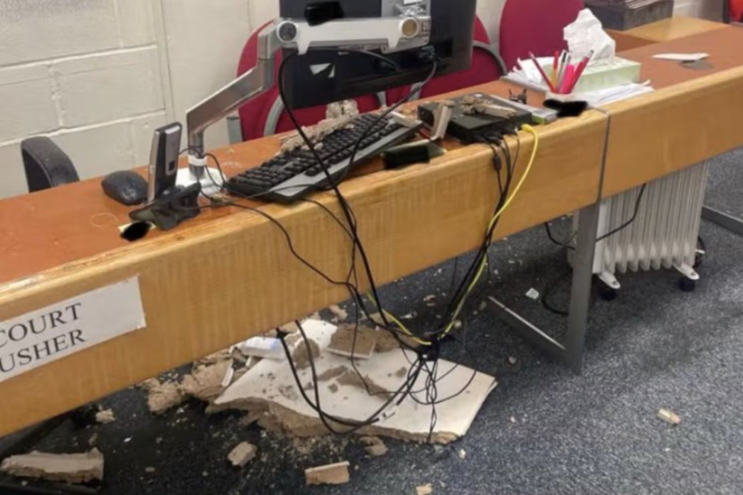 Brit Lawyers Plea For Court Funding After Roof Collapse And Electric Shock