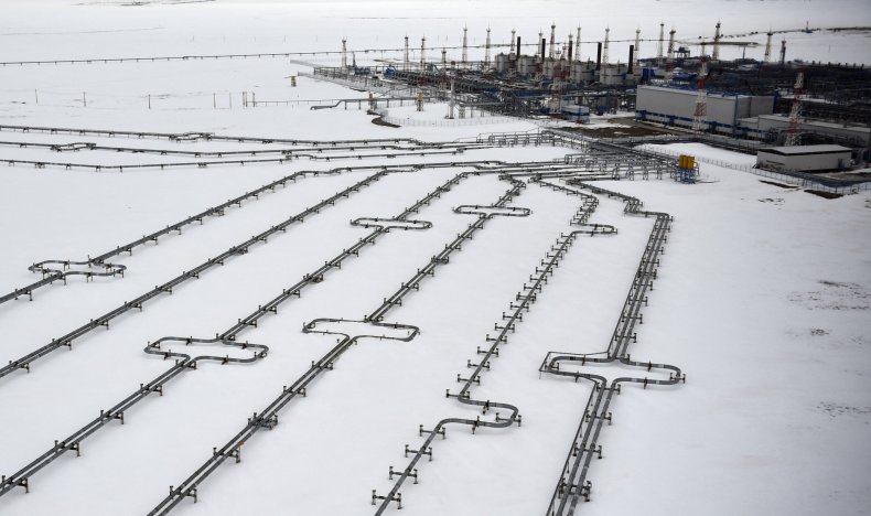 Russian gas pipelines