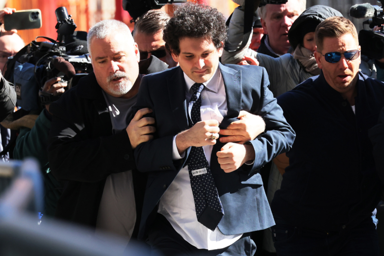 Sam Bankman-Fried arrives at Manhattan Federal Court
