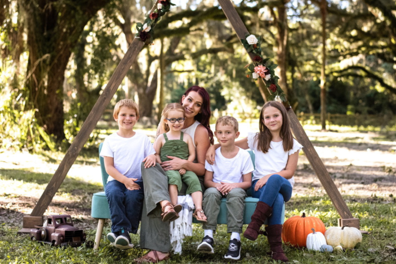 Samantha Martinez and children