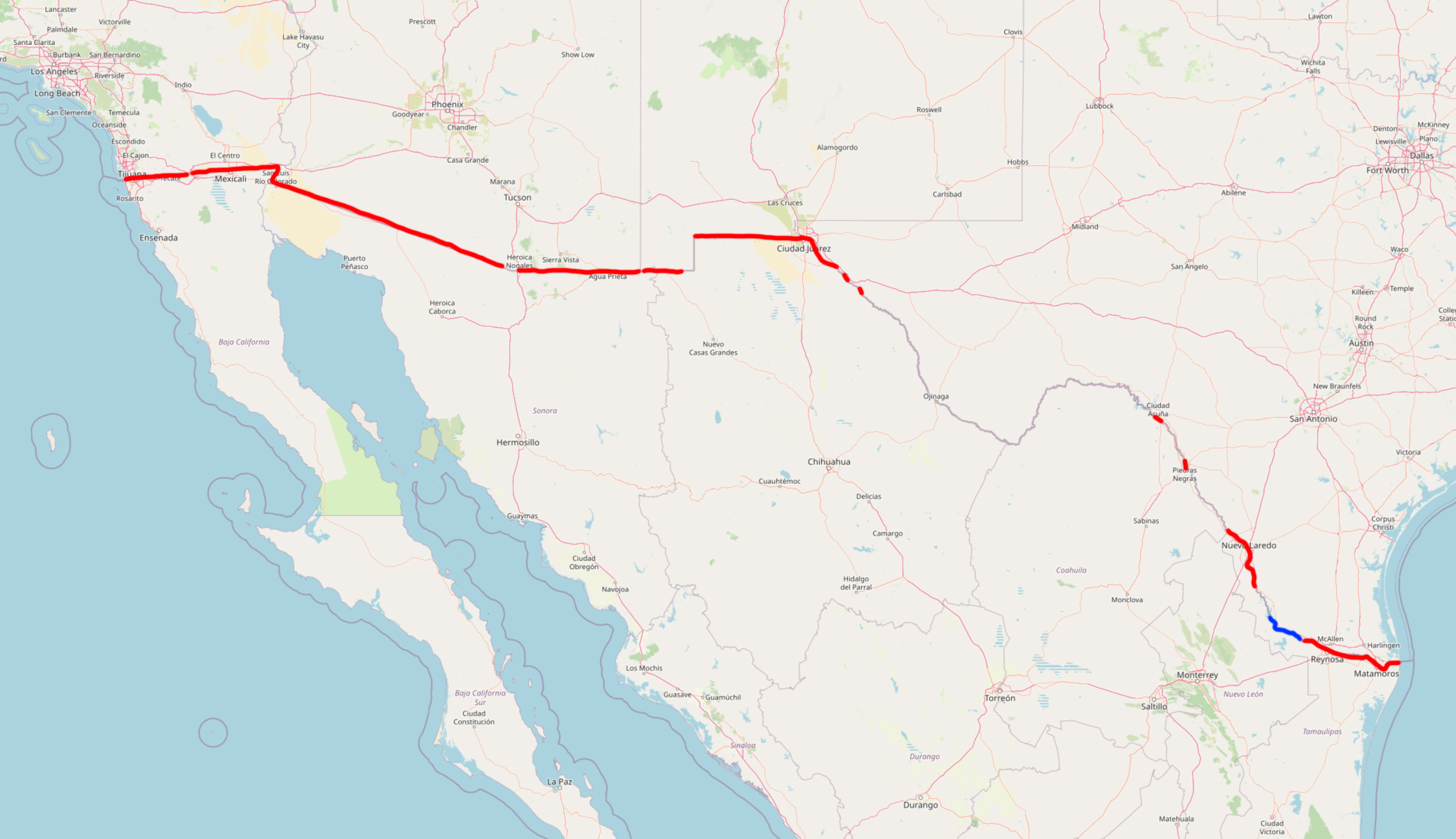 Border Wall Map Reveals What Joe Biden Is Building Compared to Trump