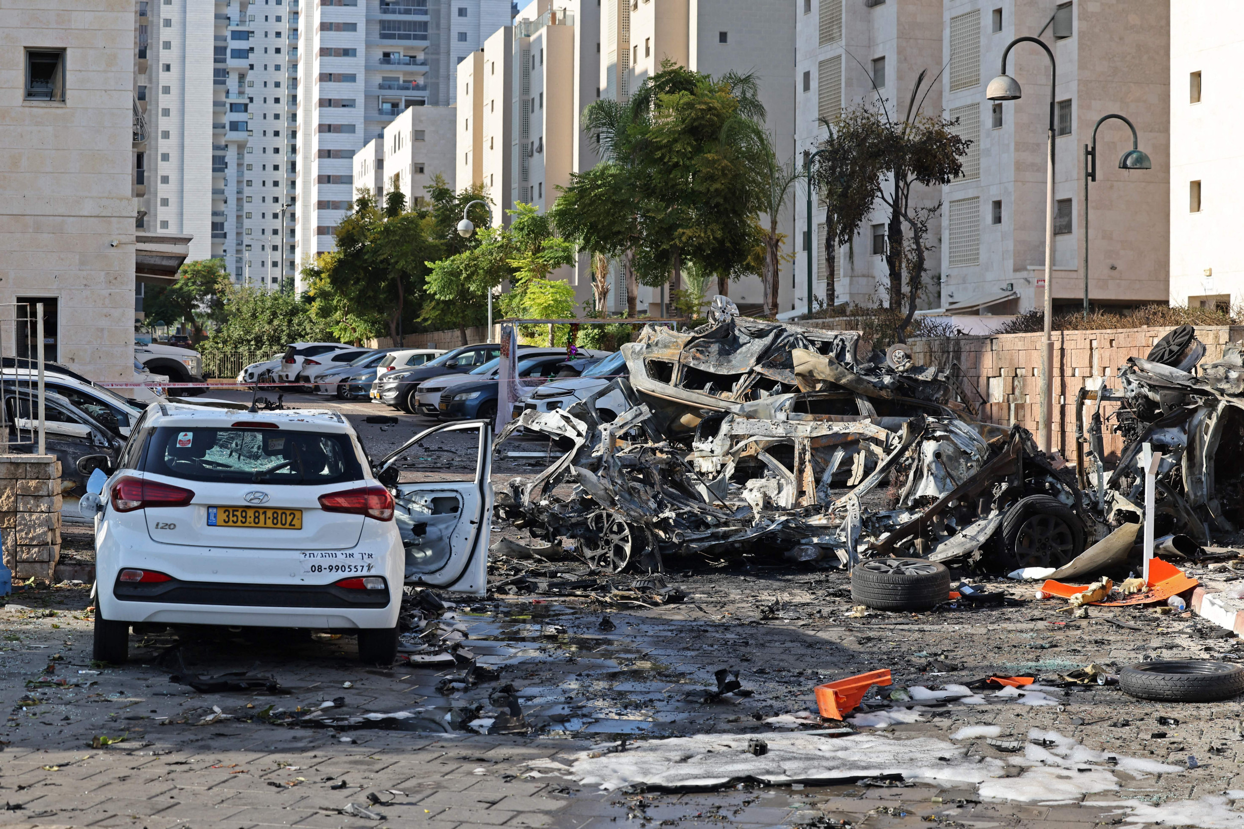 Videos Show Buildings on Fire in Israel, Reports of Gunmen on Streets