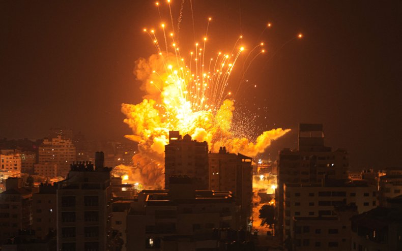 Israeli airstrike on Gaza City