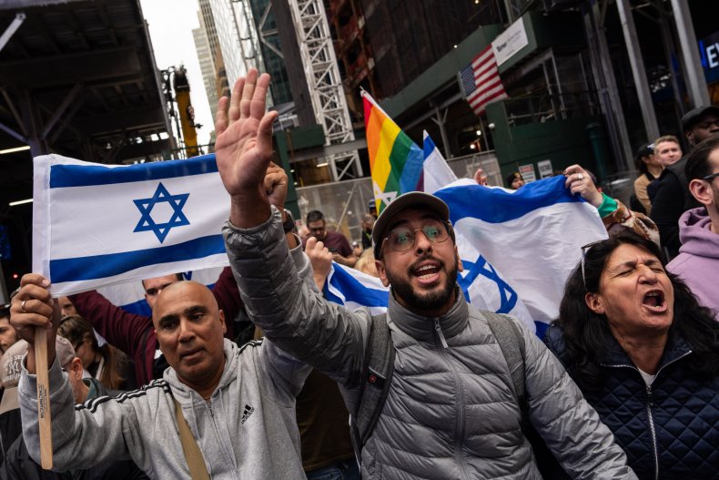 Pro-Israel protest, New York City