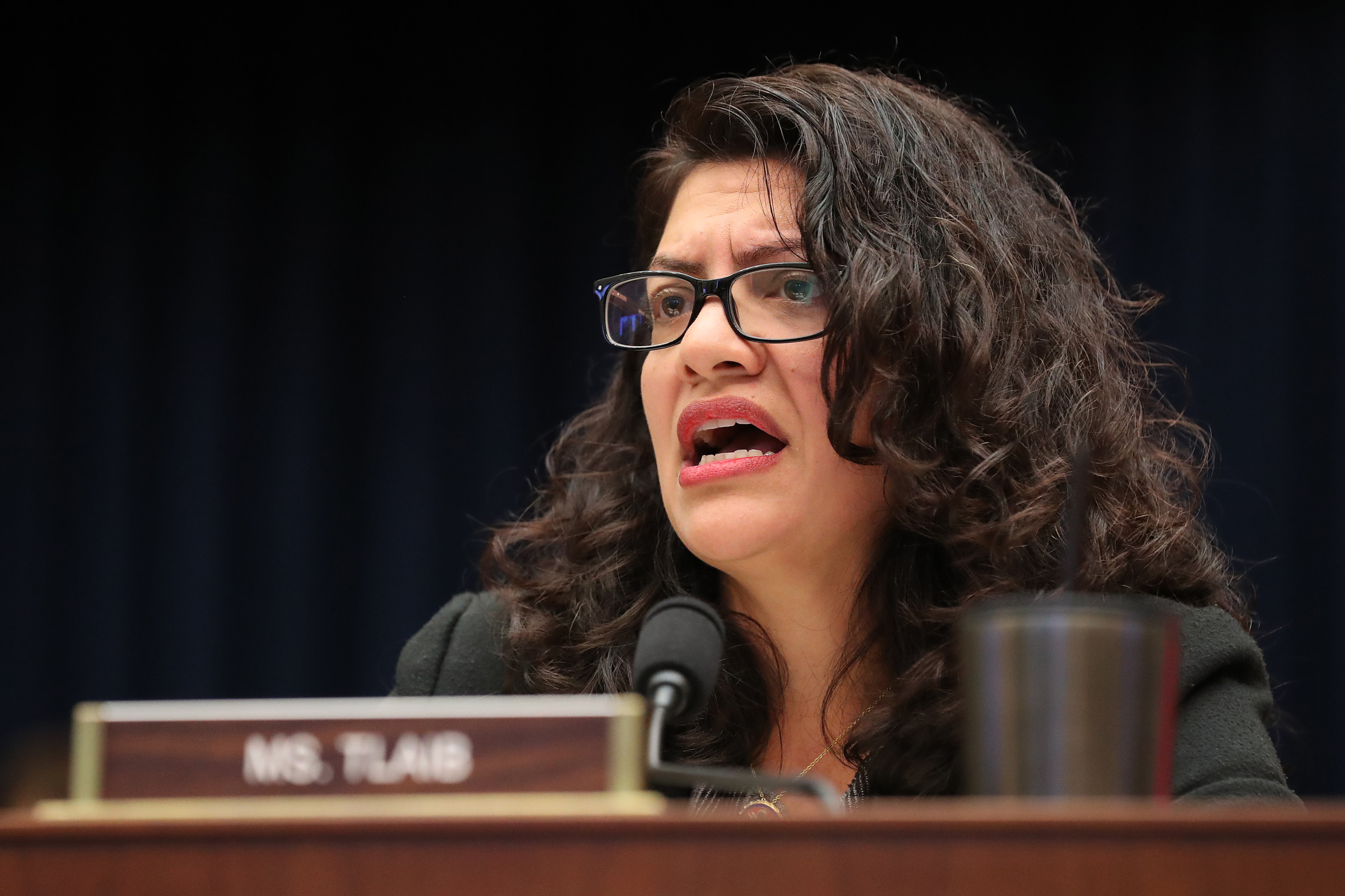 Rashida Tlaib Blames 'Bigots' for Israel Remark Backlash