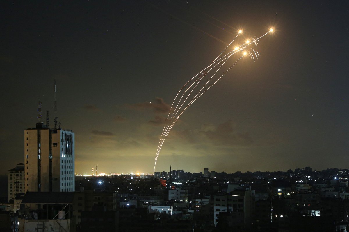 Israel's Iron Dome fires at Gaza rockets