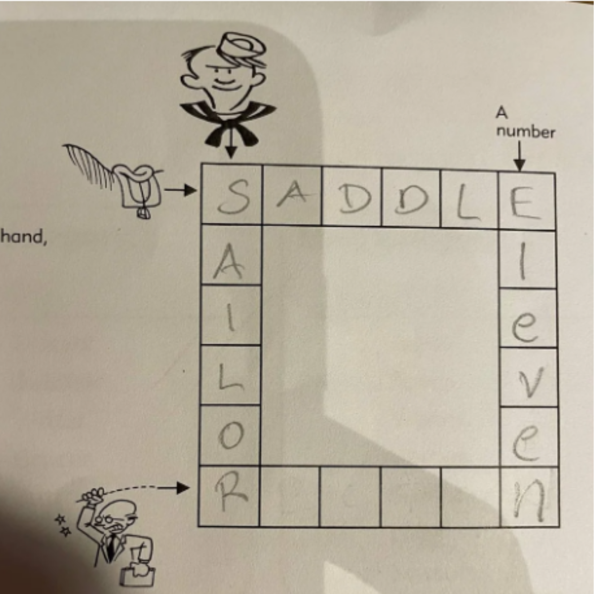 The crossword puzzle that had people baffled.