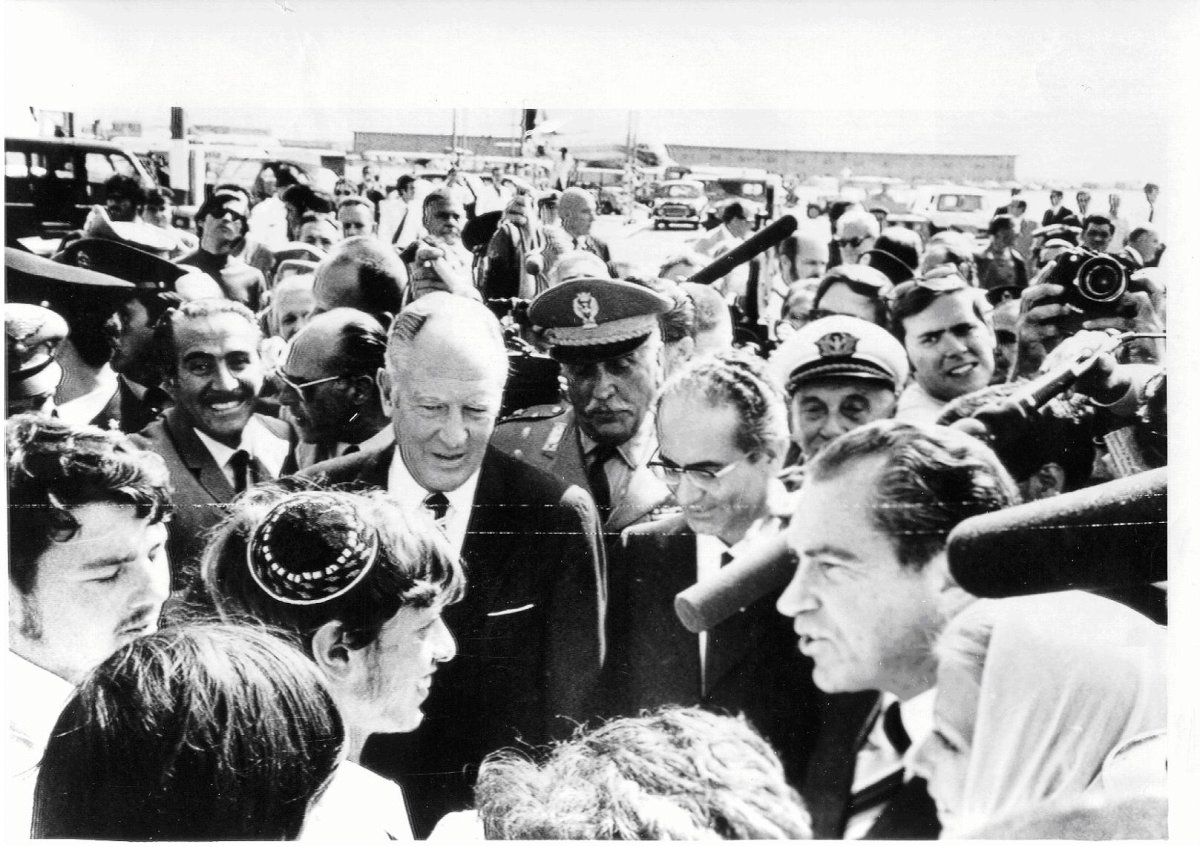 The author meeting with President Nixon after