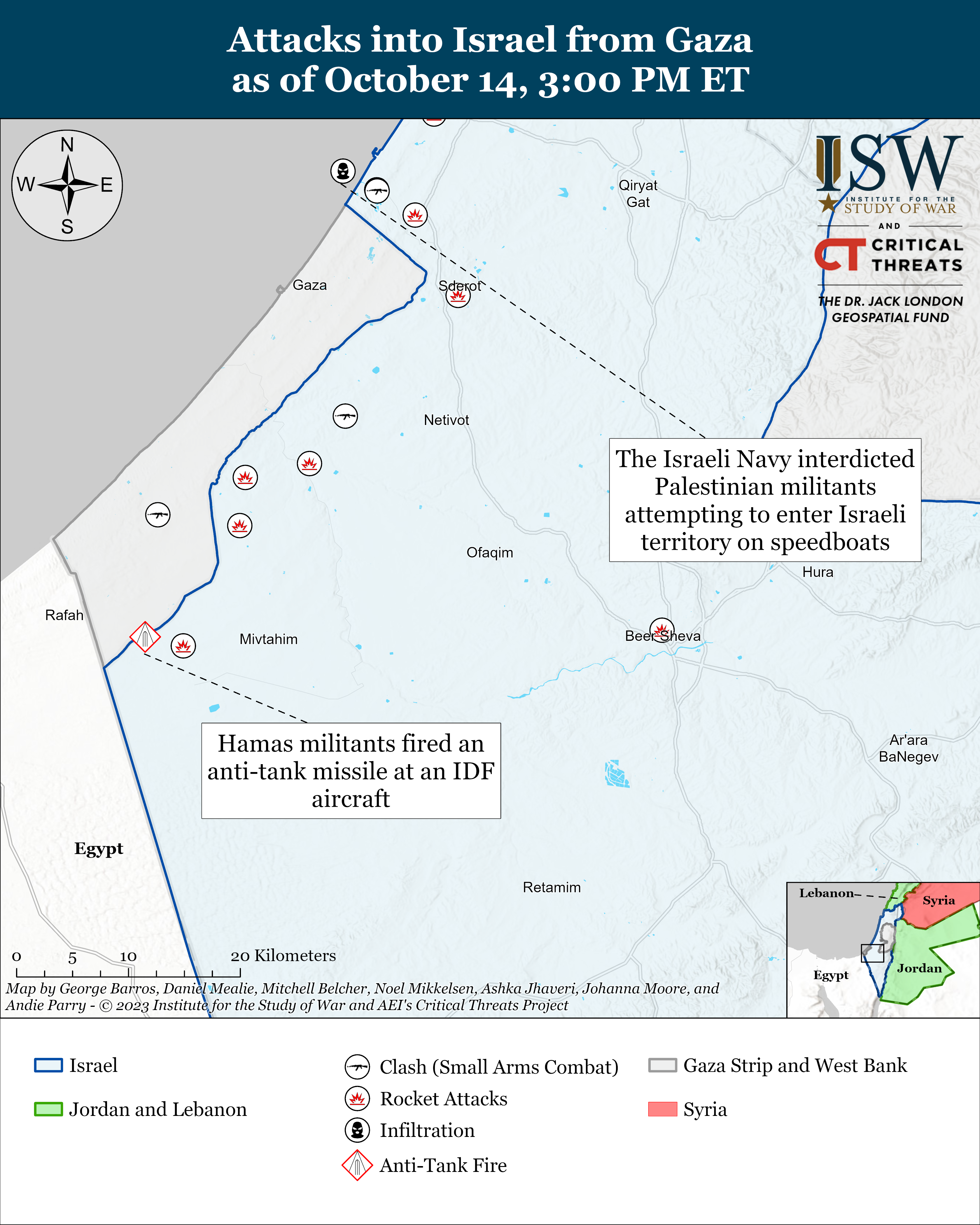 Middle East Maps Show Hamas Israel Clashes Rocket Attacks Newsweek   Isw Map Attacks Israel 