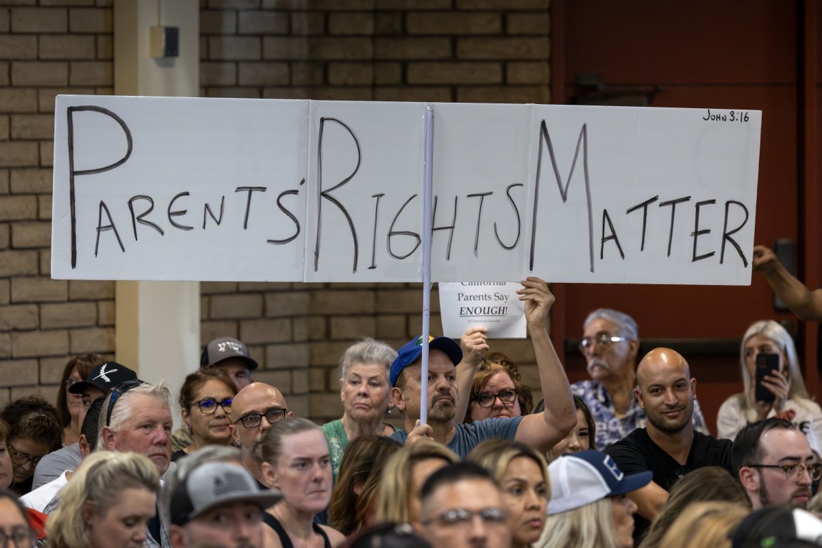 Parents protest at school board meeting