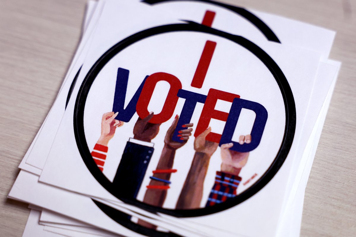 Voting stickers