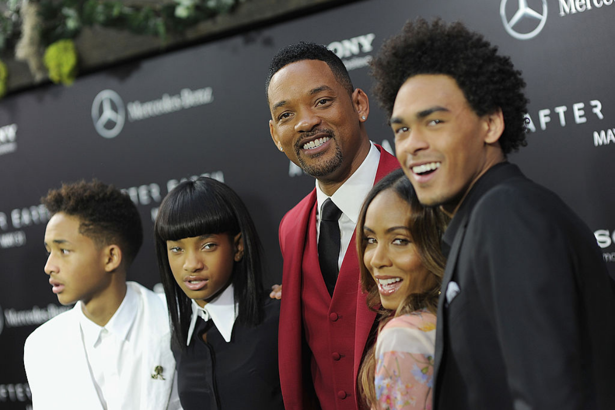 Will Smith and family in 2013