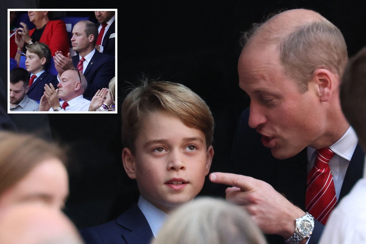 Prince William, Prince George Watch Rugby