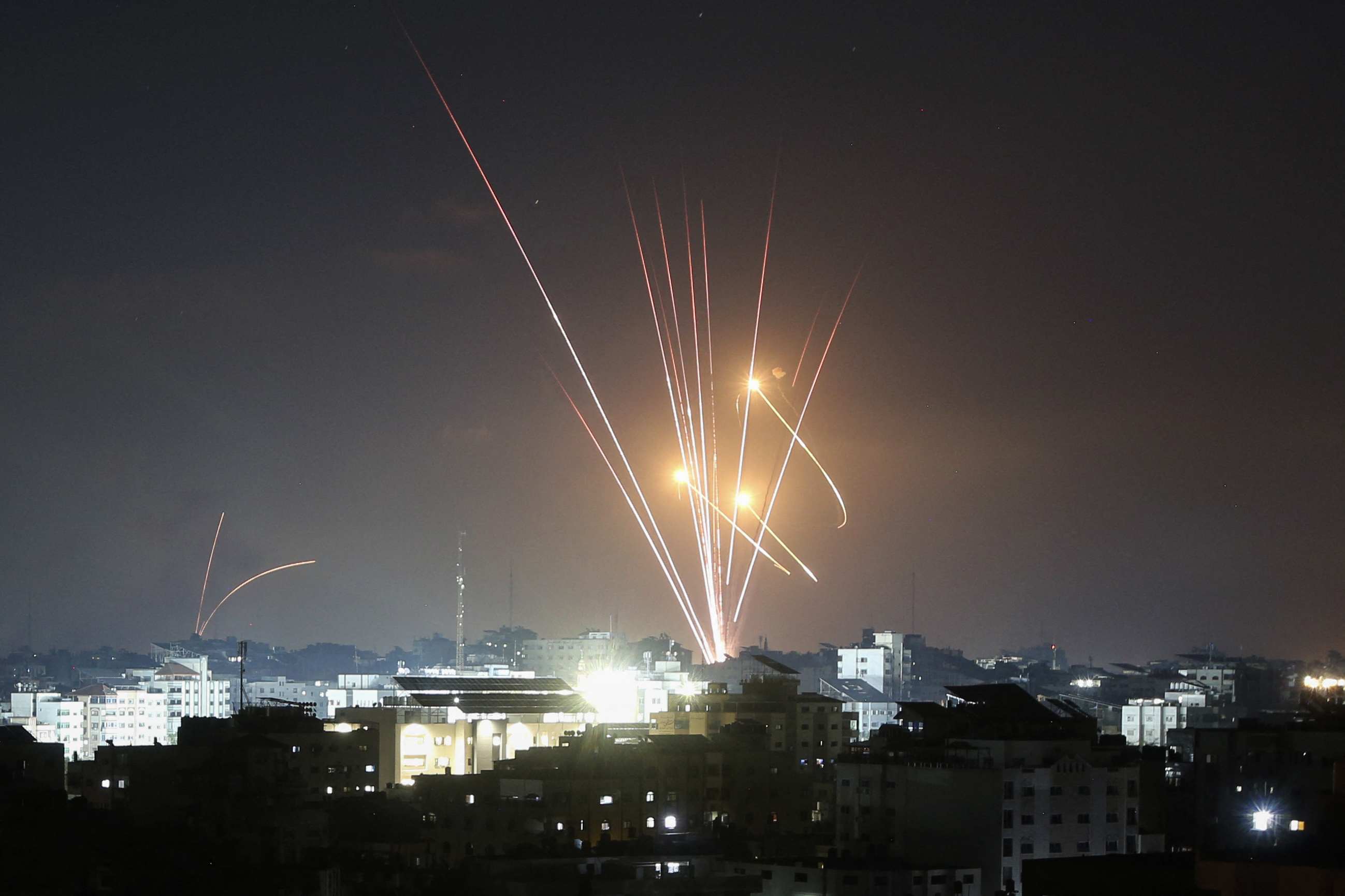 Israel Map Shows Areas Hit by Fire Attacks From Gaza
