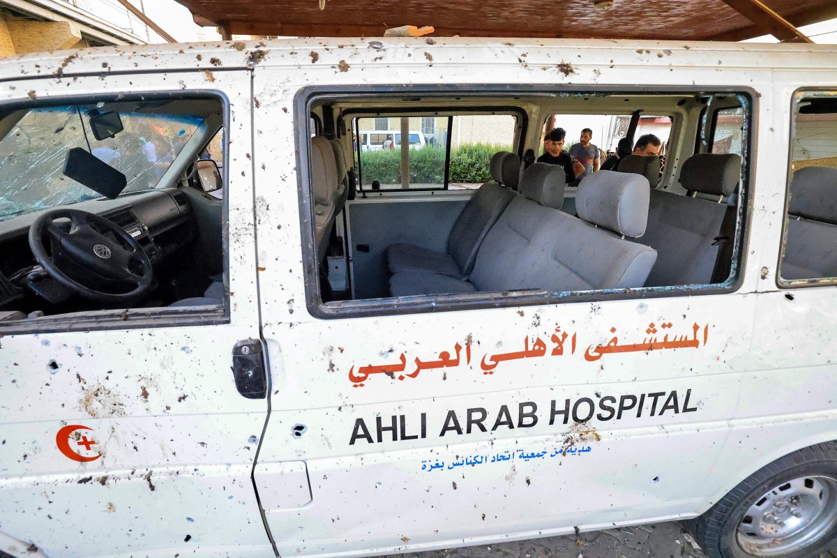 Aftermath of Gaza hospital strike