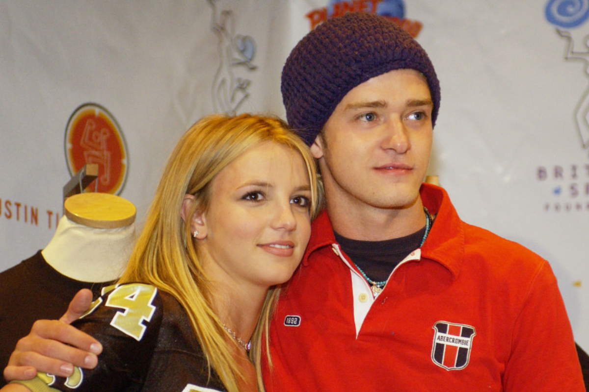 Britney Spears (left) and Justin Timberlake, 2002