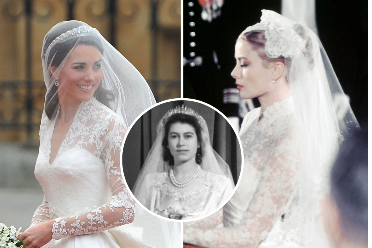 Royal Wedding Dresses: Grace Kelly Kate Middleton