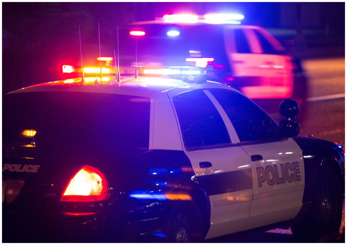 Stock image of a police car