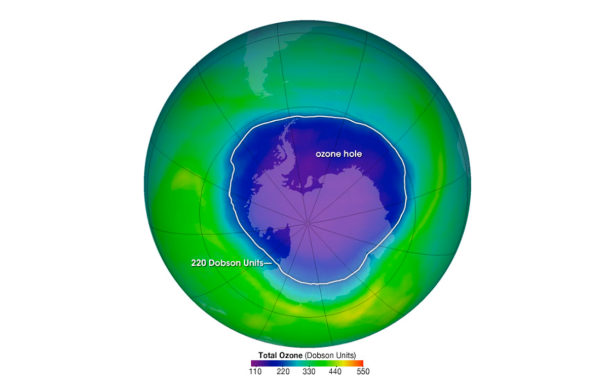 NASA ozone hole
