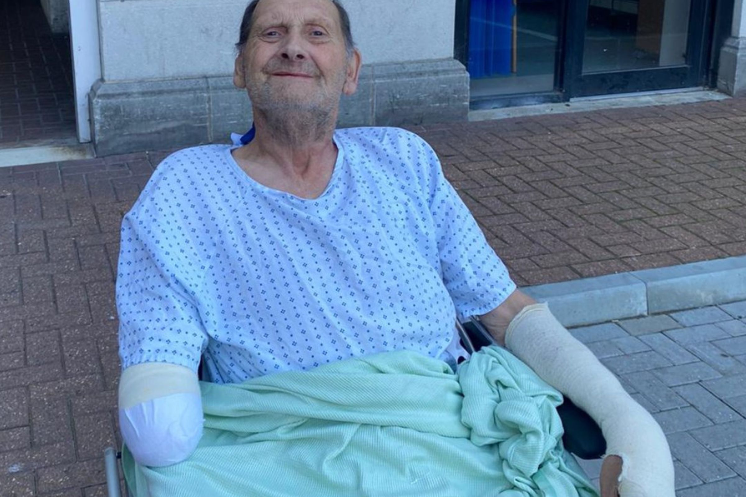 Horror Dog Attack Sees 77YearOld Father Lose an Arm and a Leg Police