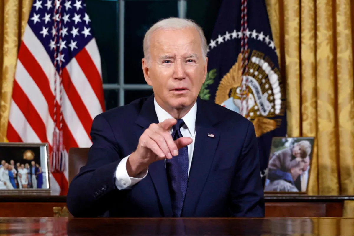 Joe Biden's Chin in Israel Video Sparks Conspiracy Theory - Vimarsana News