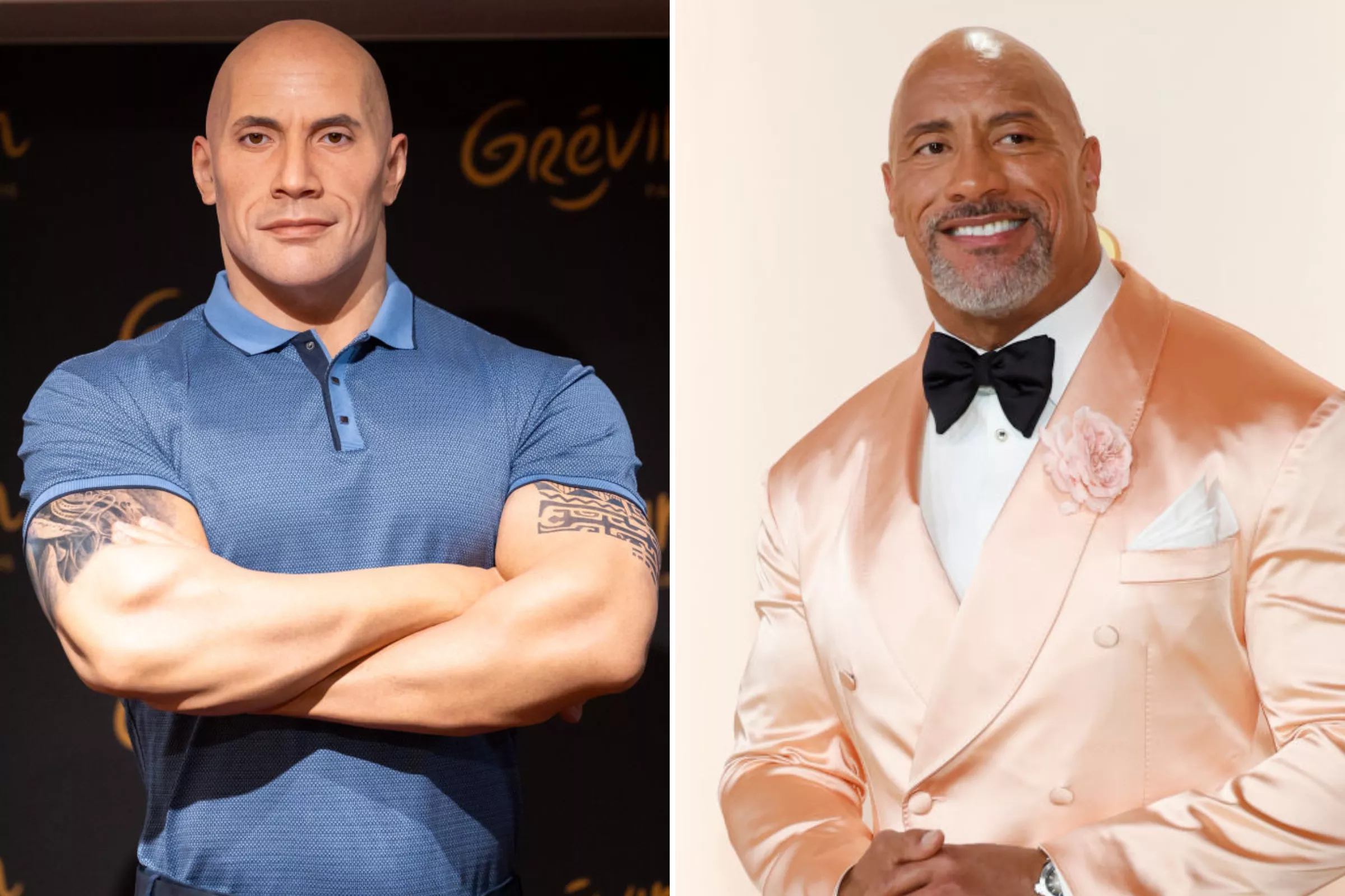 Dwayne Johnson Reacts to Very White Waxwork Statue - Vimarsana News