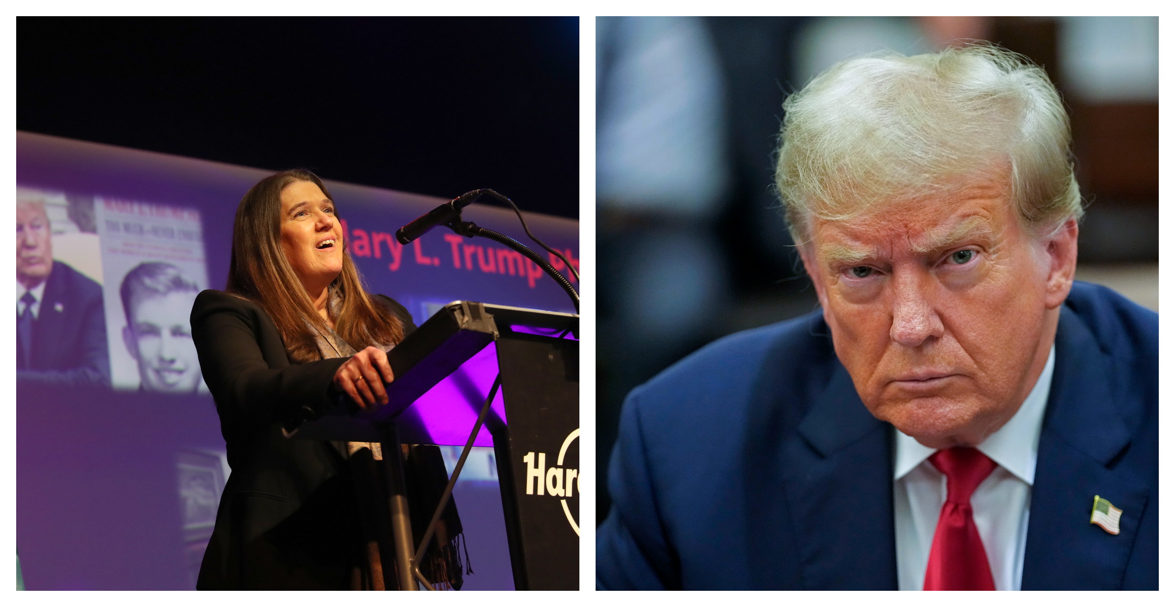 Mary Trump Mocks Donald Trump 'Embarrassing Himself' on Stage