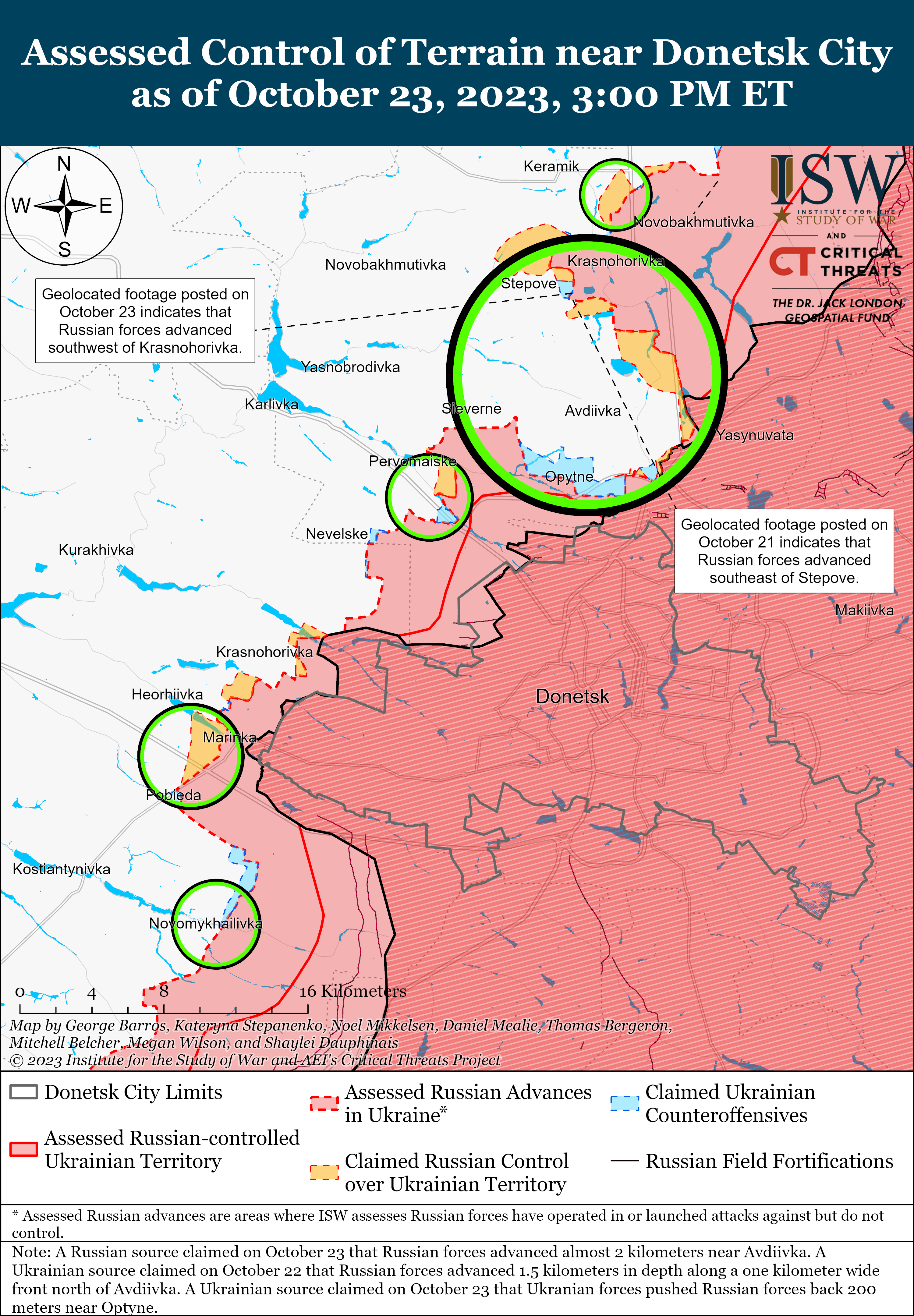 Ukraine War Map Shows Mixed Picture As Russia S Avdiivka Losses Pile Up   Institute Study War Map 