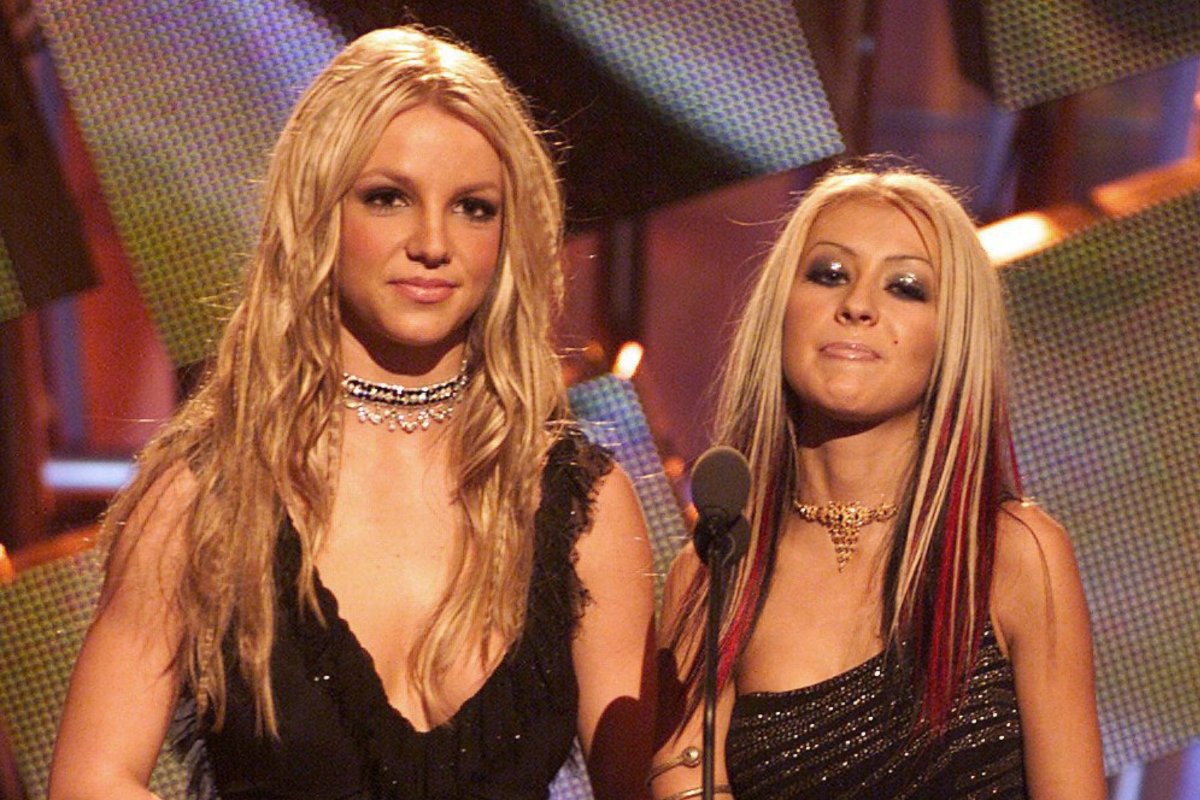 Britney Spears and Christina Aguilera
