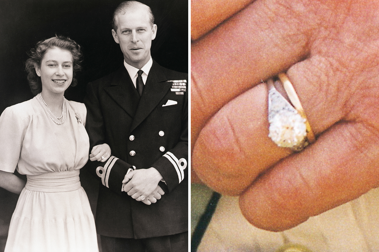 Queen Elizabeth II Inspired Engagement Ring Replica of Queen Elizabeth II Engagement  Ring Royal Engagement Ring Lab Grown Diamond Ring - Etsy