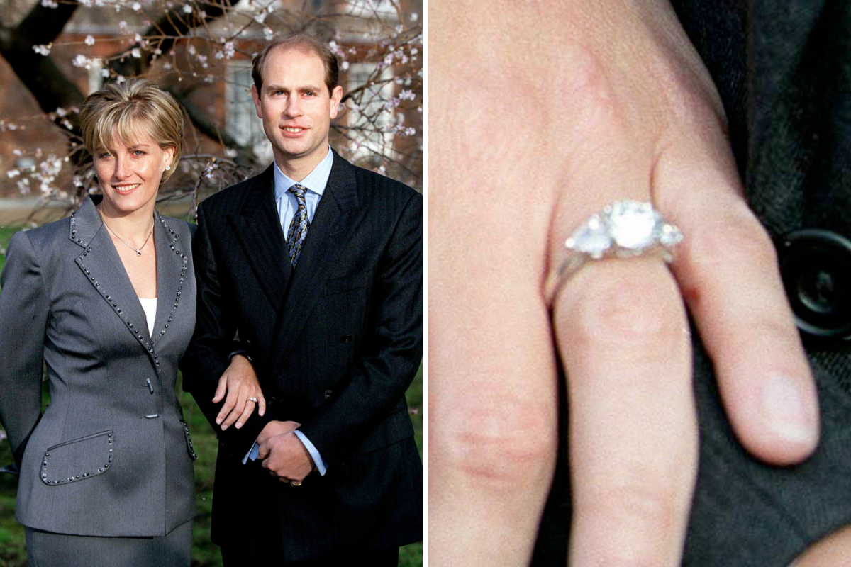 Six Sparkling Royal Engagement Rings: From Queen Elizabeth to Kate Middleton 3 Sophie, Duchess of Edinburgh engagement ring
