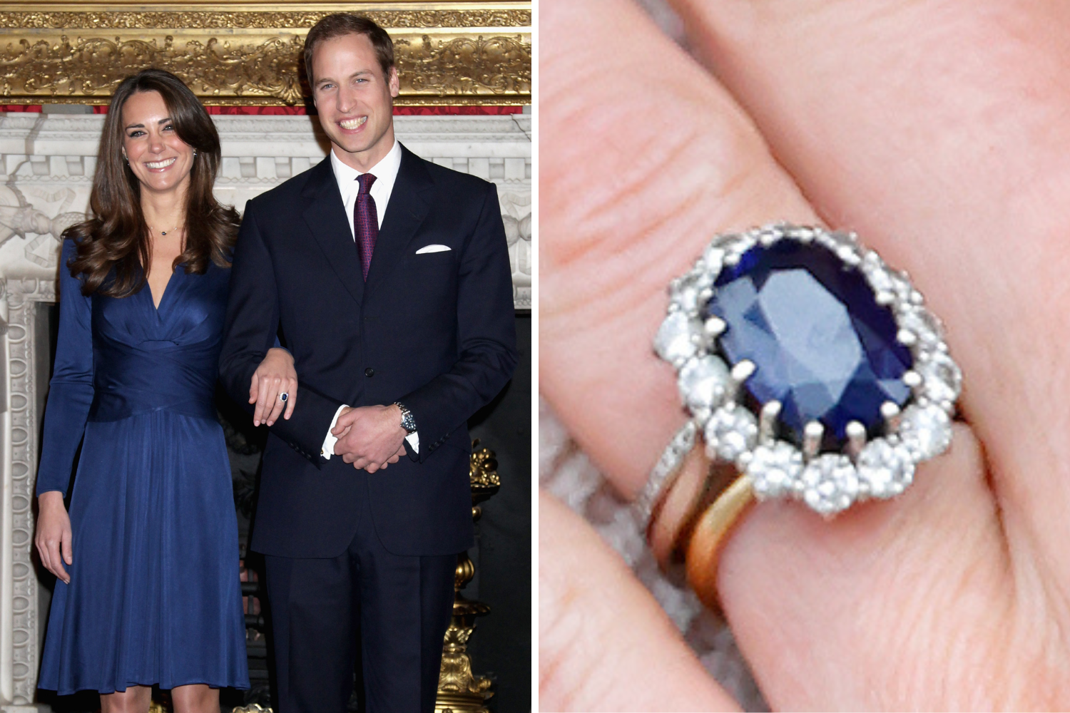 Matching Earrings To The Kate Middleton Engagement Ring Replica: Royal  Inspiration