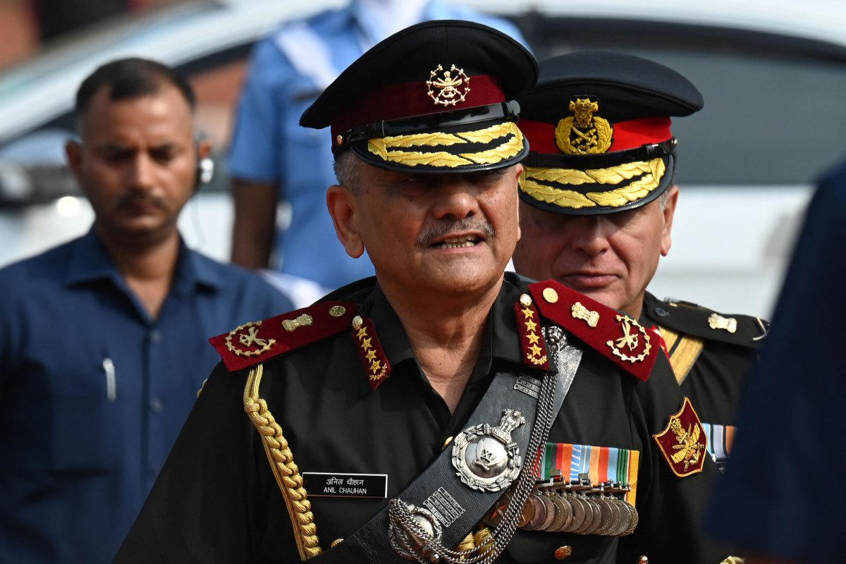India's Chief of Defence Staff Anil Chauhan