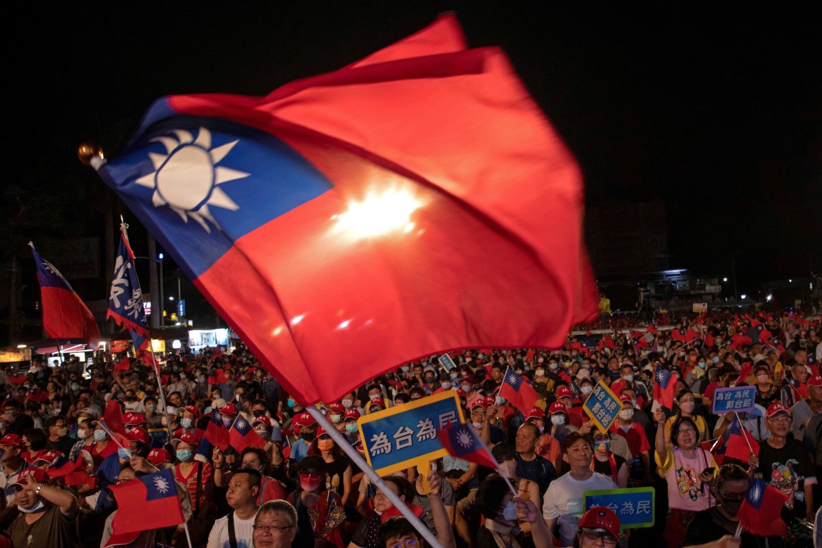 Campaign rally in southern Taiwan
