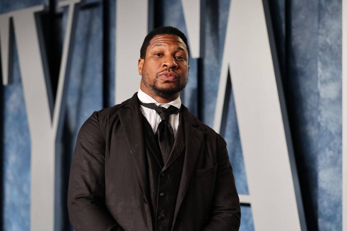 jonathan majors looking at camera