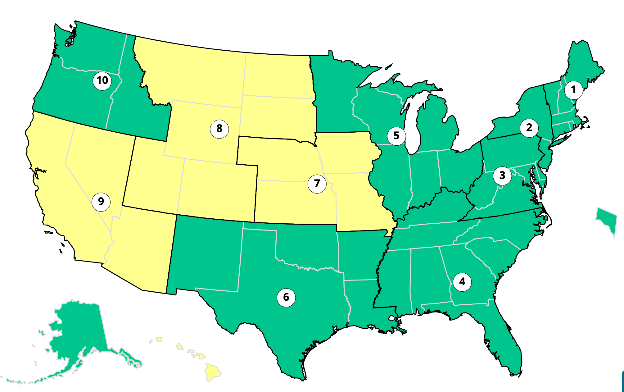 Coronavirus map reveals states the place optimistic circumstances are rising