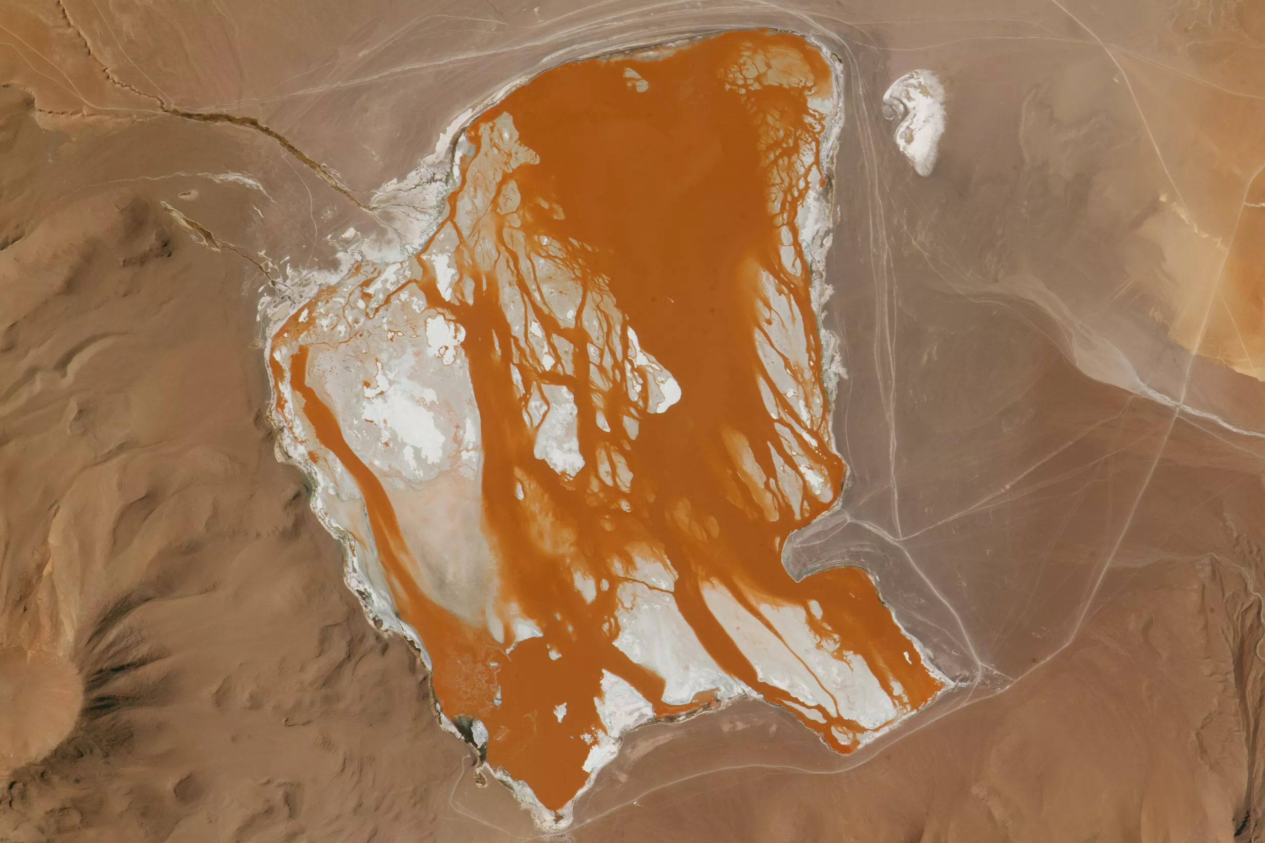 Space Station Photos Reveal Earth's 'Bloody' Lakes - Vimarsana News