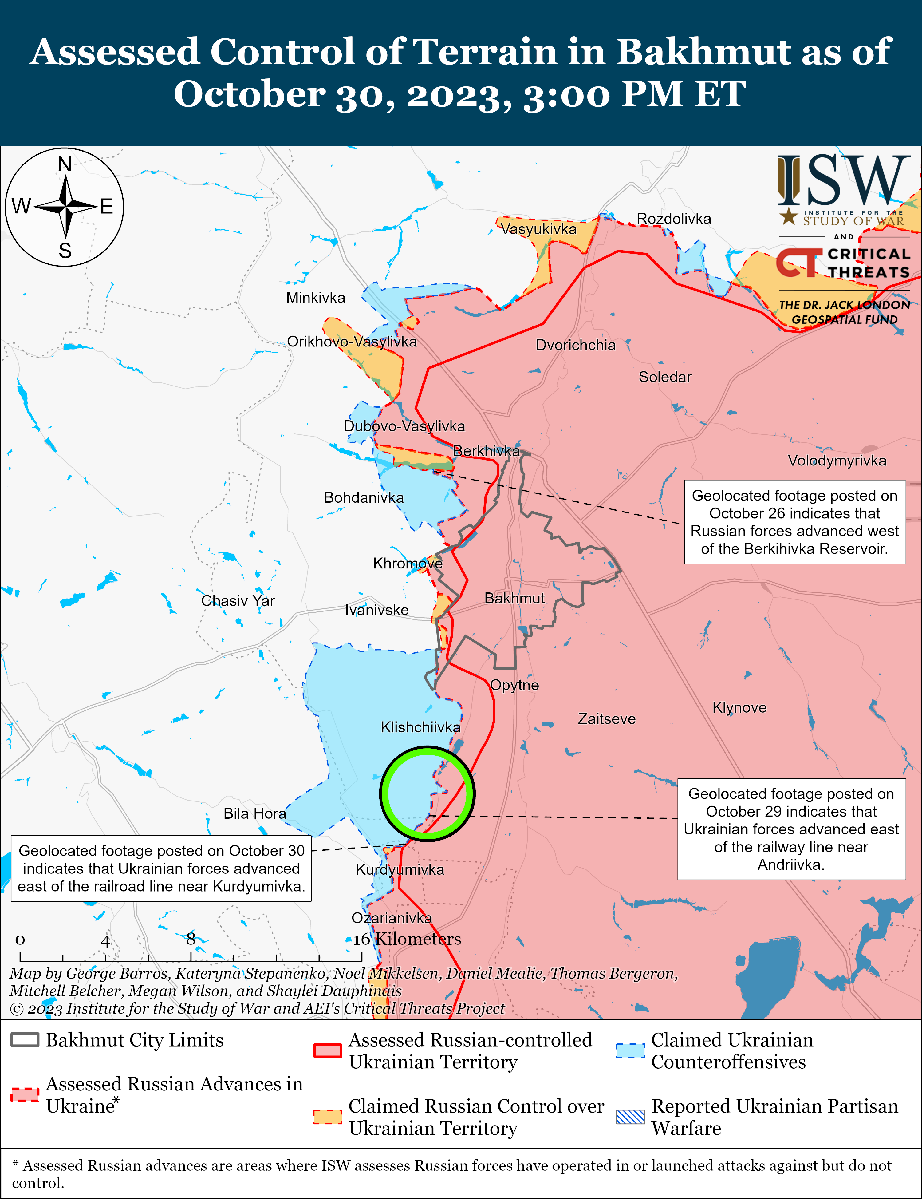 Ukraine Map Shows Kyiv S Advances In Two Key Directions Newsweek   Institute Study War Map 